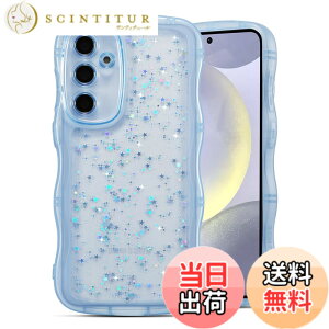 �y���������zQLTYPRI Galaxy S24 �P�[�X �N���A TPU �J�o�[ �E�F�[�u ������� �؍� ���� �E�F�[�u �O���b�^�[ ���� ���^ �y�� �ϏՌ� ����~�� (SC-51E / SCG25) �X�}�z�P�[�X ���C�����X�[�d�Ή� �X