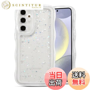 �y���������zQLTYPRI Galaxy S24 �P�[�X �N���A TPU �J�o�[ �E�F�[�u ������� �؍� ���� �E�F�[�u �O���b�^�[ ���� ���^ �y�� �ϏՌ� ����~�� (SC-51E / SCG25) �X�}�z�P�[�X ���C�����X�[�d�Ή� �X