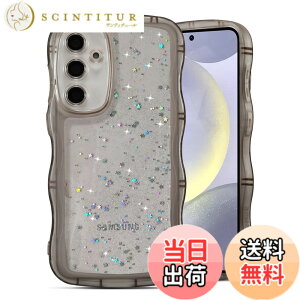 �y���������zQLTYPRI Galaxy S24 �P�[�X �N���A TPU �J�o�[ �E�F�[�u ������� �؍� ���� �E�F�[�u �O���b�^�[ ���� ���^ �y�� �ϏՌ� ����~�� (SC-51E / SCG25) �X�}�z�P�[�X ���C�����X�[�d�Ή� �X