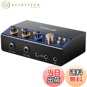 �y���������zTONOR �z�M�p�I�[�f�B�I�C���^�[�t�F�[�X�A�_�u��XLR�`�����l���I�[�f�B�I�~�L�T�[�iRGB �t���j�A�R���e���c�N���G�C�^�[�����A���[�v�o�b�N�{�^���A�X�^�W�I�^���A�v���p�v��