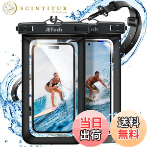 �y���������zJETech �X�}�z �h���P�[�X 2���Z�b�g �h���|�[�` iPhone 17e 17 16e 16 15 14 13 12 Air Pro Max Plus/Galaxy S26 S25 Ultra/Pixel 10�V���[�Y�Ȃ� �ő�7.2�C���`�Ή� �X�g���b�v�t�� IPX8�h���C�o�b�O (�u��