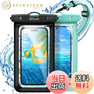 �y���������zJETech �X�}�z �h���P�[�X 2���Z�b�g �h���|�[�` iPhone 17e 17 16e 16 15 14 13 12 Air Pro Max Plus/Galaxy S26 S25 Ultra/Pixel 10�V���[�Y�Ȃ� �ő�7.2�C���`�Ή� �X�g���b�v�t�� IPX8�h���C�o�b�O (�u��