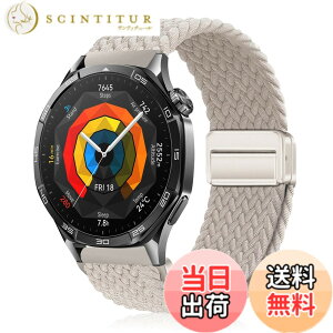 �y���������z[YealRed] �o���h 22mm For Huawei Watch GT Runner 2 /GT6 Pro/GT6/GT5 Pro/GT5/GT4/GT3(46mm) �����p�X�g���b�v �e���i�C������ �ւ��x���g �ґg�X�g���b�v ���C�o�b�N�� ���� �x���g �}�O�l�b�g�o���h
