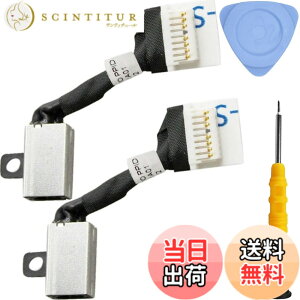 �y���������zZHUROUPU 2�� 45W DC�W���b�N�d���P�[�u���v���O�[�d�|�[�g�R�[�h�\�P�b�g���b�v�g�b�v����Dell Inspiron�p 15 5582 5583 5584 7580 P85F P85F001 Latitude 3500 3400�p �P�[�u���X���[�u�A�Ă��c�[��