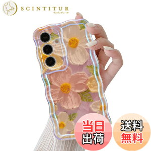 �y���������zQLTYPRI Galaxy S24 �P�[�X �M�����N�V�[S24 �P�[�X SC-51E SCG26 TPU �J�o�[ �E�F�[�u ������� �؍� ���� �ԕ� ���^ �y�� �ϏՌ� �X�}�z�P�[�X ���C�����X�[�d�Ή� �X�g���b�v�z�[���t