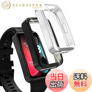 �y���������zHianjoo 2���� Huawei Band 10/9/8 �Ή� �P�[�X [�ی�J�o�[ + �t�B���� ��̌^] Huawei Band 10/9/8 �Ή� �J�o�[ TPU�f�� �S�ʕی� �Ռ��z�� �����x�^�b�` �\�t�g�P�[�X [��+��]