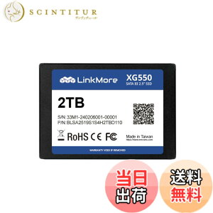 �y���������zLinkMore XG550 2TB 2.5�C���` ����SSD SATAIII 6Gb/s (�ő�Ǎ�540MB/s)