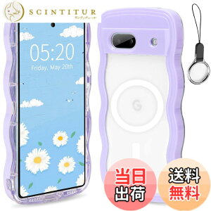 �y���������zHILEGENER Google Pixel 8A �P�[�X MagSafe�Ή� �N���A �\�t�gTPU�J�o�[ ���킢�� �g��t���[�� ���˂��� �O�[�O�� �s�N�Z��8A 6.1�C���`�p����~�� �X�}�z�P�[�X�E�F�[�u �f�U�C�� ��Ƀt