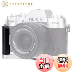 �y���������zJJC ���� L�^�n���h�O���b�v Fuji X-T50 XT50 �J�����K�p �d�r�������֗� ���1/4-20�̃l�W & �A���J�^�C�v �X�s�[�J�[�z�[���t�� �V���o�[
