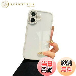 �y���������zkaitesi iPhone 16 �p �P�[�X �N���A ���� �A�C�t�H�� iPhone16 �Ή� �P�[�X �J�o�[ 2�F �z�F ���^ ���� ���f�B�[�X �w�ʃJ�o�[ �n�[�h�P�[�X,�D���F