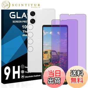 �y���������z�y2���u���[���C�g�J�b�g+2�������Y�t�B�����z�Ή� Xperia 10 vi �K���X�t�B���� ���Y���ɎqAGC�f�� SO-52E / SOG14 �ی�t�B���� �y �ڂ̔��y�� �ڂɗD���� �u���[���C�g�J�b�g �d�x9