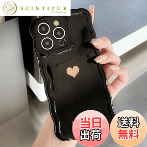 �y���������zQLTYPRI iPhone 15 Pro Max �p �P�[�X TPU�J�o�[ �E�F�[�u ������� �؍� ���� �n�[�g�� ���^ �y�� �ϏՌ� �X�}�z�P�[�X ���C�����X�[�d�Ή� �X�g���b�v�z�[���t�� iPhone15ProMax �P�[�X 