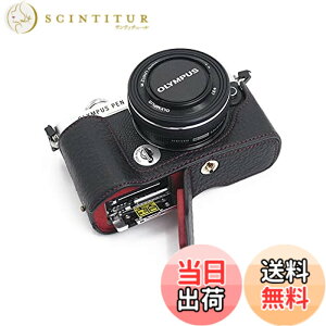 �y���������zSIUTATDSH �J�����P�[�X ��t���v �K�pOlympus �I�����p�X PEN E-P7 EP7 �P�[�X �J�����z���_�[�A�ϐk�E�ϏՌ��E�֌g�O�r�ݒu�ł��A�d�r�����ł��B (�u���b�N)