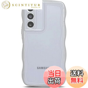 �y���������zQLTYPRI Galaxy S24 �P�[�X �N���A TPU �J�o�[ �E�F�[�u ������� �؍� ���� ���� ���^ �y�� �ϏՌ� ����~�� (SC-51E / SCG25) �X�}�z�P�[�X ���C�����X�[�d�Ή� �X�g���b�v�z�[���t�� �M