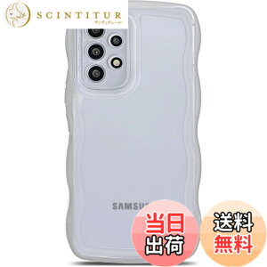 �y���������zQLTYPRI Galaxy A53 5G �P�[�X �N���A TPU �J�o�[ �E�F�[�u ������� �؍� ���� ���� ���^ �y�� �ϏՌ� ����~�� (SC-53C / SCG15) �X�}�z�P�[�X ���C�����X�[�d�Ή� �X�g���b�v�z�[���t�� 