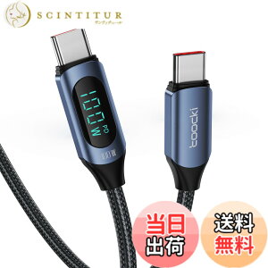 �y���������ztoocki usb c �P�[�u�� 100W LED�f�B�X�v���C�t���y�u���[ 1M�z �^�C�vC PD�}���[�d typec �i�C�����҂� iPhone 17/iPhone 16/iPhone 15/Plus�AMacBook Air/Pro�AGalaxy�ASwitch�Ȃ�USB-C�f�o�C�X�ɑΉ�