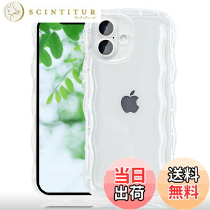 �y���������zJOOBOY �X�}�z�P�[�X �Ή� iPhone 16 Plus �P�[�X �N���A ���� ���� ������� �ϏՌ� �\�t�g tpu �E�F�[�u �g��G�b�W �X�g���b�v�� �y�� ���^ �Ή� �����ӂ���16 �v���X �g�уJ�o�[ (16