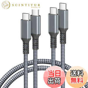 �y���������zBasesailor USB C/Type C to USB C 100W �P�[�u�� 1M/2�p�b�N�A�^�C�v C PD �[�d�R�[�h �}���[�d �A���Ή��\ iPhone 16 15 Max Pro�AMacBook�AiPad Air 4�A5th Mini 6�A6th�ASamsung Galaxy S24�AS23�AS22 Plus Ultra