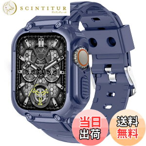 �y���������z[CABOBE] Apple Watch �o���h �P�[�X ��̌^ �Ή� 49mm 45mm 44mm 42mm 41mm 40mm 38mm �A�b�v���E�I�b�` �o���h �A�b�v���E�I�b�` �x���g TPU�P�[�X ��̌^ Apple Watch Series 9/8/7/SE2/SE/6/5/4/3/2/1 Apple Wa
