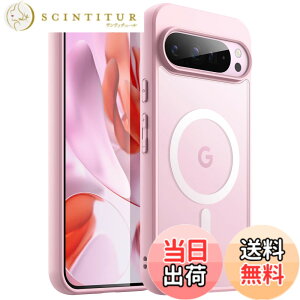 �y���������zJETech Google Pixel 9/9 Pro 2024�p �}�O�l�b�g�P�[�X MagSafe�Ή� �������}�b�g�o�b�N �ϏՌ��X�}�z�J�o�[ (���[�Y�N�H�[�c)