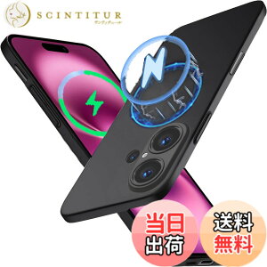 �y���������zWojiaozvlf �ɔ� iPhone 16�p �P�[�X ���^ Magsafe�Ή� �}�O�l�b�g���� iPhone 16 �p �J�o�[ PC�}�b�g���� ���y�� ���ϖh�~ �w��h �C�菝�h�~ ��G��ǂ� �S�ʕی� ���ϖ� �ϏՌ��J�X�g���b