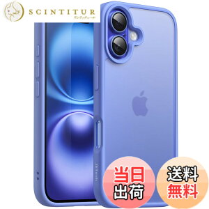 �y���������zJETech iPhone 16 Plus 6.7�C���`�p �}�b�g�P�[�X �ϏՌ����~���^���[�O���[�h�̗����ی� ������̔������w�� �X�}�z�J�o�[ �w��h�~ (�E���g���}����)