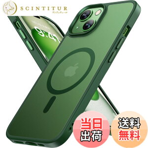 �y���������zMiracase iPhone15 �P�[�X�yMagsafe�Ή��EMIL�ČR�K�i�z�ϏՌ�iphone 15 �P�[�X 6.1�C���` ���΂ݖh�~�A���h�~�A�w��h�~�A���M�A�X�g���b�v�z�[���t���A�����Ĕ��ɗD�����f�U�C���A����