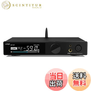 �y���������zLOXJIE D60 �t���o�����X DAC DA�R���o�[�^�[ & �w�b�h�z���A���v ��̌^ �t���b�O�V�b�vDAC�uES9039MSPRO�v����/Bluetooth 5.1�Ή�/MQA�E�n�C���]�EDSD�����S�Ή�/�o�����X�E�A���o�����X�E