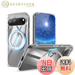 �y���������zQUEASON�yGoogle Pixel 9/9Pro �ʗp MagSafe�Ή� �P�[�X�z360°��]�X�^���h ���C�����X�[�d�Ή� pixel9 pro �p �P�[�X �����O�t�� �ČRMIL�K�i �O�[�O���s�N�Z��9 �p �X�}�z�P�[�X magsafe ������