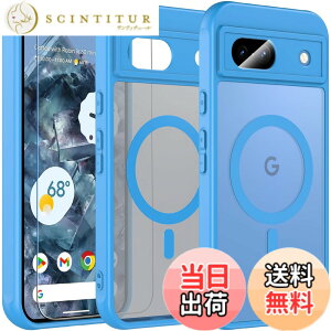 �y���������zBESINPO Google Pixel 8a �P�[�X �y�K���X�t�B�����t���EMagSafe�Ή��z �}�O�l�b�g���� ���΂݂Ȃ� �O�[�O�� �s�N�Z�� 8a �J�o�[ �S�ʕی� �ϏՌ� �����Y�ی� ���^ �w��h�~ �X�g���b�v�z