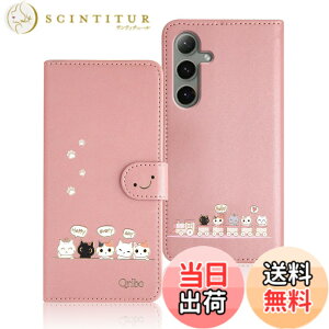 �y���������zQribo Galaxy S24 Plus �P�[�X �蒠�^ Galaxy S25 Plus �P�[�X �V���v���Ȃ̂ɉ����f�U�C�� �G���{�X���H�L�� ���ꂵ���C���� 6.7�C���`�Ή� �M�����N�V�[s24 Plus �P�[�X Samsung S24plus / S25plu