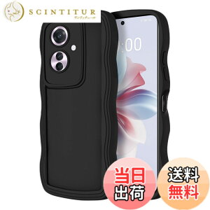 �y���������zHeeNia OPPO Reno 11A �Ή� �P�[�X �J�o�[ TPU �V���R������ �ϏՌ� �����h�~ ��t�ȒP �J�����ی� �����Y�ی� �����g�ѓd�b�P�[�X OPPO Reno 11A �p (�u���b�N)