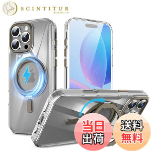 �y���������zQUEASON�yiPhone 16ProMax �p MagSafe�Ή� �P�[�X�z360°��]�X�^���h ���C�����X�[�d�Ή� ��phone16promax �p �P�[�X �����O�t�� �ČRMIL�K�i iphone16�v���}�b�N�X �p �X�}�z�P�[�X �������� ��