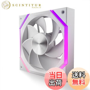 �y���������zAsiaHorse Nyota ARGB PC�P�[�X�t�@�� 120mm (12cm) 1�{ �t���E�z�C�p [�����\PWM/�É�] 4Pin PWM 5V 3Pin ARGB 2000RPM/61.5 CFM/HDB�x�A�����O/������ ���[�J�[RGB�\�t�g�Ή� (ASUS Aura, ASRock, GIGABYTE, MSI)