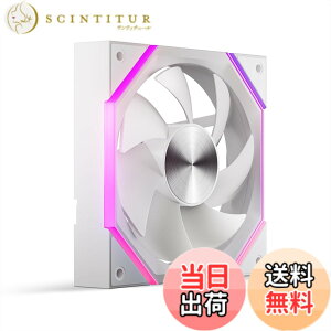 �y���������zAsiaHorse Nyota ARGB PC �t�@�� 120MM 1�{ ����(�r�C) �P�[�X�t�@�� [���\�Ɣ��w�̗Z��] [�É�] 4Pin PWM�A5V 3Pin ARGB 2000RPM/61.5 CFM/�����x�E�����\HDB�x�A�����O/�쓮����50,000����/16��LED���C