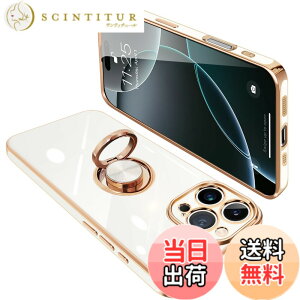 �y���������zONETIAOLONG iPhone16 Pro Max �p �P�[�X �����O�t�� �A�C�t�H��16ProMax �����O �J�o�[ �ϏՌ� TPU 360°��] �X�^���h�@�\ ���b�L���H �ԍڃz���_�[ �X�g���b�v�z�[���t�� 6.7�C���`�i�z���C