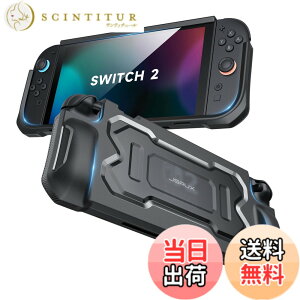 �y���������zJSAUX �X�C�b�`2 �Ή��ی�P�[�X Nintendo Switch 2�Ή��J�o�[�b����͌^�O���b�v�f�U�C���ŊȒP���E�bTPU�f�ށE�l�ԍH�w����₷���E�����h�~�E�Ռ��z���E�g�ѕ֗��J�o�[�b�u���b