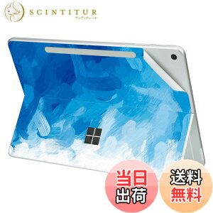 �y���������zDigi-Tatoo Surface ��p�X�L���V�[�� �J�o�[ �X�e�b�J�[ (2025 Surface Pro 12�C���` Copilot PC) �S�g�ی�A���O���\�A�����h�~����юc�����t���[ [Blue Paint]