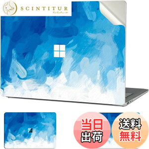 �y���������zSurface ��p�X�L���V�[�� �J�o�[ �X�e�b�J�[ 2024 Surface Laptop 13.8�C���` (��7���� Copilot PC) �p �S�g�ی�A���O���\�A�����h�~����юc�����t���[ [Blue Paint]