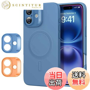 �y���������z�y�t���ւ��\�̃J�����ی�zESR iPhone 16 Plus �P�[�X MagSafe �Ή� iphone16plus �P�[�X �}�O�l�b�g�[�d�Ή� iphone16�v���X ��p ��phone16plus�P�[�X 3�{�̌R���K�i�ی� �ϏՌ� �t���X�N��