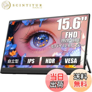 �y���������z���o�C�����j�^�[ 15.6�C���` Dopesplay HDR VESA�Ή� �����^ �X�s�[�J�[����1920*1080 �Q�[�����o�C���f�B�X�v���C ���� �y�� �����IPS�t���p�l�� �T�u�� �X�C�b�`�p �|�[�^�u�����j�^