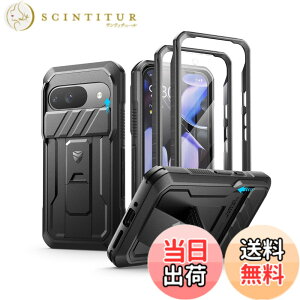 �y���������zDexnor Google Pixel 9�p �P�[�X �X���C�h���J�����J�o�[�������X�N���[���v���e�N�^�[���L�b�N�X�^���h�t�� �R�p���ϏՌ� �S�ʖh�� ���o���p�[�ی�J�o�[(�u���b�N)