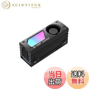 �y���������zEZDIY-FAB �V�[���h ARGB M.2 2280 SSD �q�[�g�V���N ���� 20mm PWM �����t�@���A�����\��p�A�A���~�j�E�����A5V 3Pin ARGB Sync�Ή��A�É��݌v�A�����I�ȕ��M�z�A�ߔM�΍�A�ȒP��t�A��