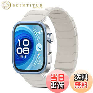 �y���������z[CiimWaa] �o���h Huawei Watch Fit 5 Pro/4 Pro/Huawei Watch Fit 5/4/3 �p �V���R�� ���v�o���h ���͂Ȏ��C �X�}�[�g�E�H�b�`���� �}�O�l�b�g �X�g���b�v ���v�x���g �����^ �H��v��Ȃ� �j��