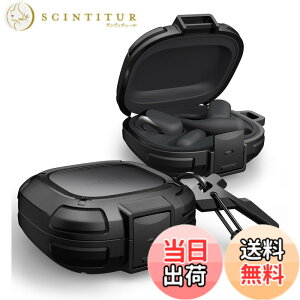 �y���������zDexnor Shokz OpenFit 2 �P�[�X �����h�~���b�N �ϏՌ� ���S�o���p�[�P�[�X �ی�J�o�[ �J���r�i���L�[�����O���N���[�i�[�L�b�g�t�� Shokz OpenFit 2 (2025�N���f��) �Ή�(�u���b�N)
