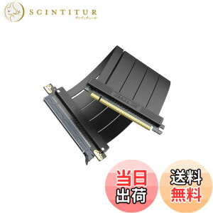 �y���������zEZDIY-FAB PCIe 5.0 x16 ���C�U�[�P�[�u�� 20cm 180�x 128GB/s �������]�� RTX 50/40�ERX 9000/7000 �Ή� GPU�����}�E���g�u���P�b�g PCIe 4.0/3.0 ���ʌ݊� PCIe�����P�[�u�� �X�g���[�g�R�l�N�^ - �u��