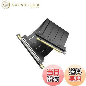 �y���������zEZDIY-FAB PCIe 5.0 x16 ���C�U�[�P�[�u�� 20cm 90�x 128GB/s �������]�� RTX 50/40�ERX 9000/7000 �Ή� GPU�����}�E���g�u���P�b�g PCIe 4.0/3.0 ���ʌ݊� PCIe�����P�[�u�� ���C�g�A���O���R�l�N�^ - 