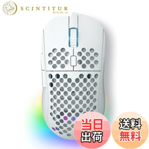 �y���������zDIERYA Falcon M1 ���C�����X�Q�[�~���O�}�E�X ���� 24000DPI 180���ԋ쓮 ���y��90g 6�{�^���J�X�^�}�C�Y RGB 2.4G/BT5.2/USB-C �L�� �z���C�g