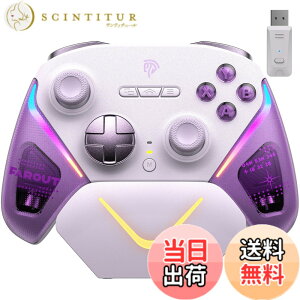 �y���������zEasySMX �R���g���[���[ PC Switch 2 Steam Deck IOS Android �A�[�d�h�b�N�ARGB �o�b�N���C�g�ATMR �W���C�X�e�B�b�N�t���Q�[�� �R���g���[���[�ASwitch �Q�[���p�b�h ���� �A1000Hz �|�[�����O