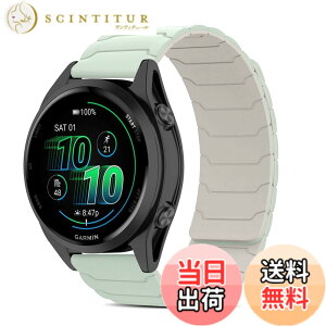 �y���������z[CiimWaa] 20mm �o���h for �K�[�~�� Garmin Forerunner 70/ 170/170 Music/Approach J1/S50/Garmin Vivoactive 6/5 �p �V���R�� ���v�o���h ���͂Ȏ��C �X�}�[�g�E�H�b�`���� �}�O�l�b�g ���v�x���g �����^ 